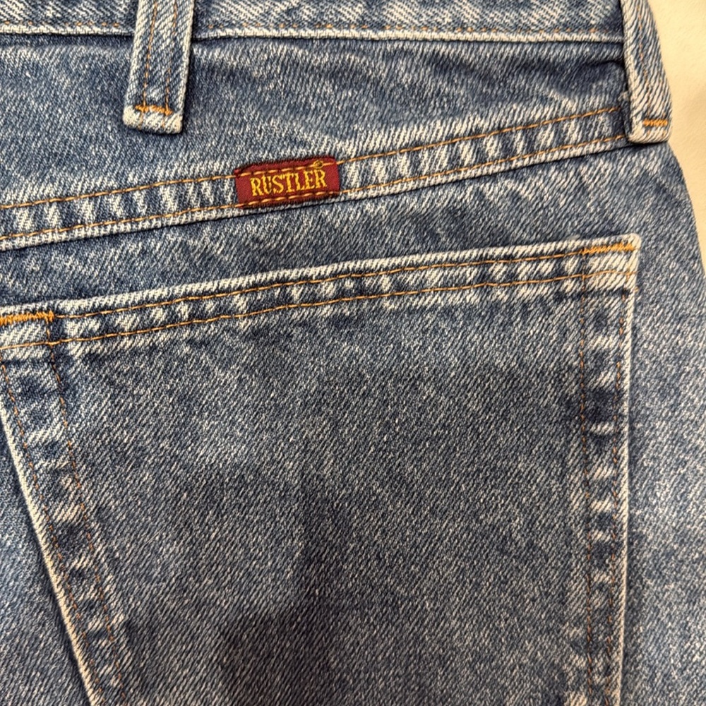 Rustler jeans medium blue 38”x 34”